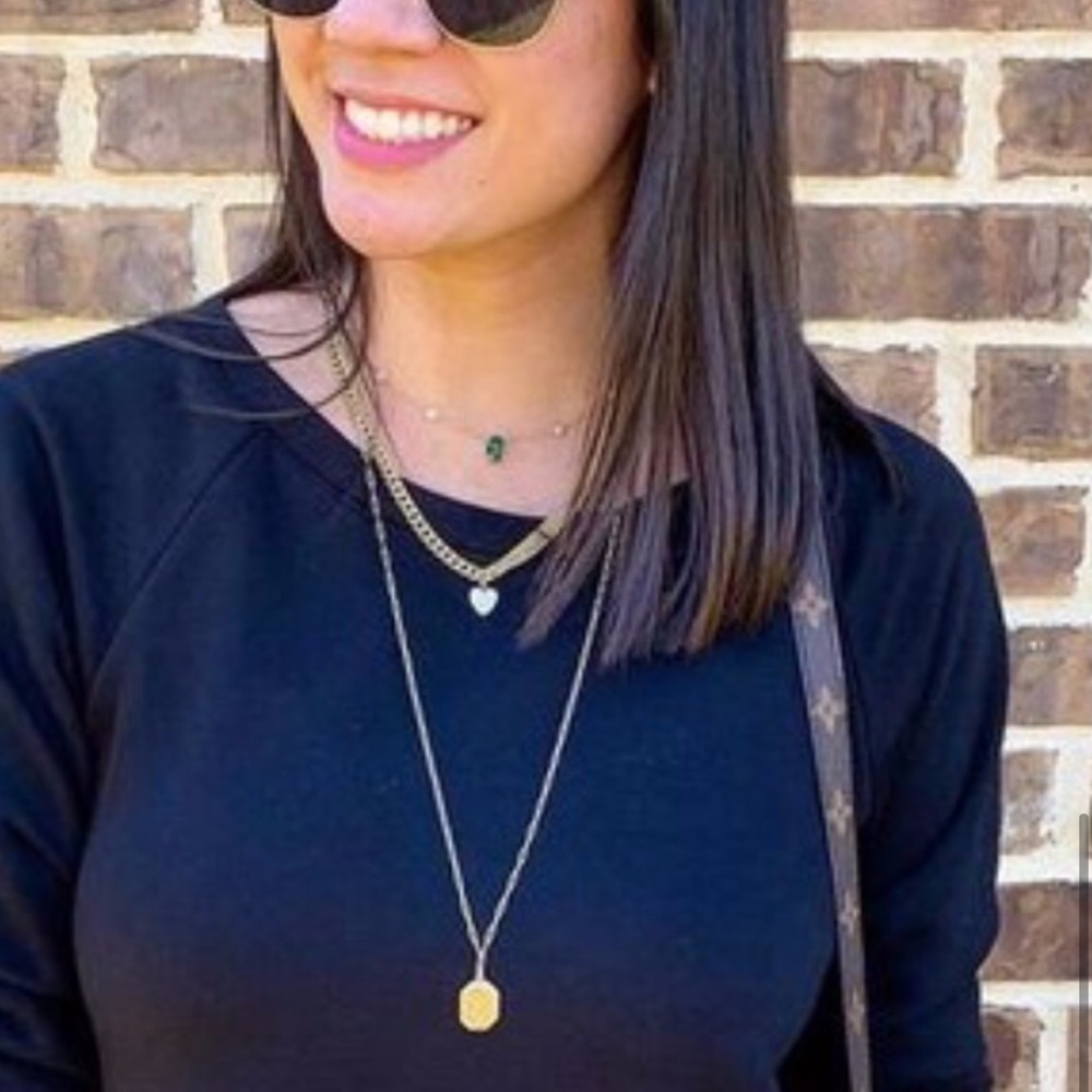 Stella & Dot | Vintage GOLD Triple Layer Crystal Embellished Heirloom Ne… - Picture 6 of 10